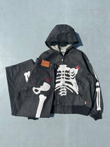 Bone Rigid Denim Zip Hoodie 