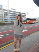 chain embroidery  glitter sweat