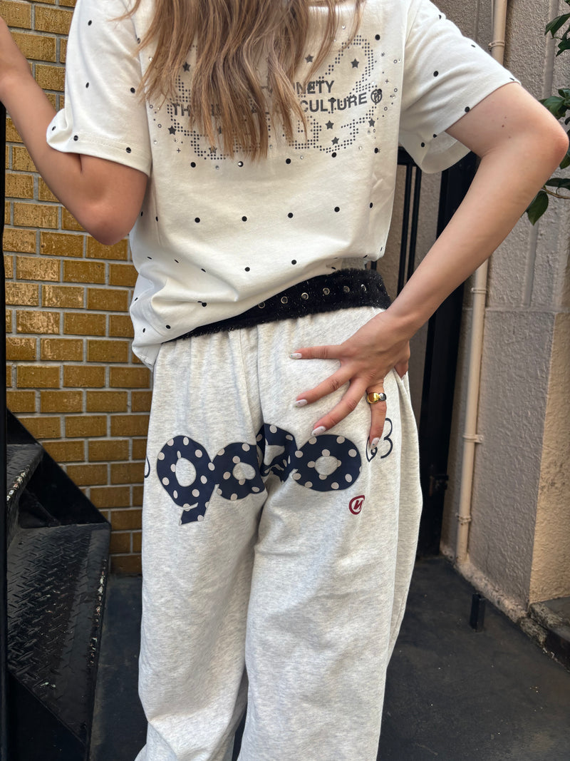 パンツ 90 Logo Dot Sweat Pants S 90 Logo Dot Sweat Pants – YZ