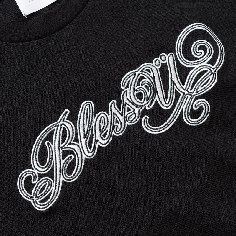 BU CURSIVE LOGO S/S TEE