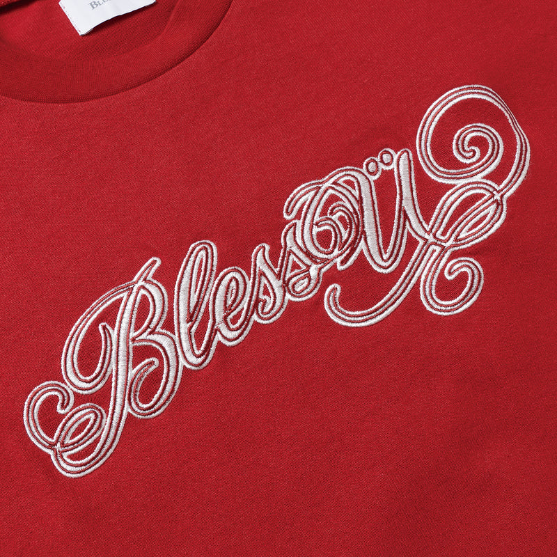 BU CURSIVE LOGO S/S TEE