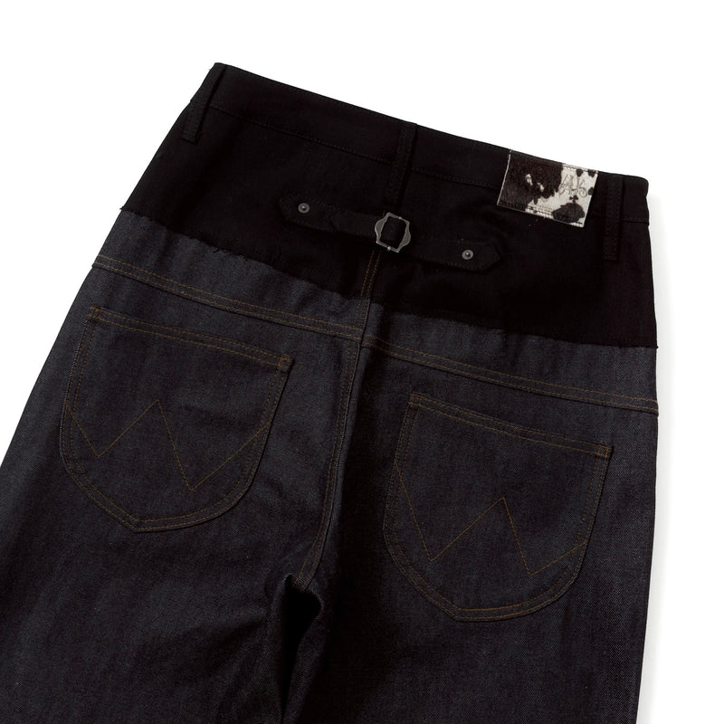 BADWAY × B.BALLSY 2up wide denim pants – YZ