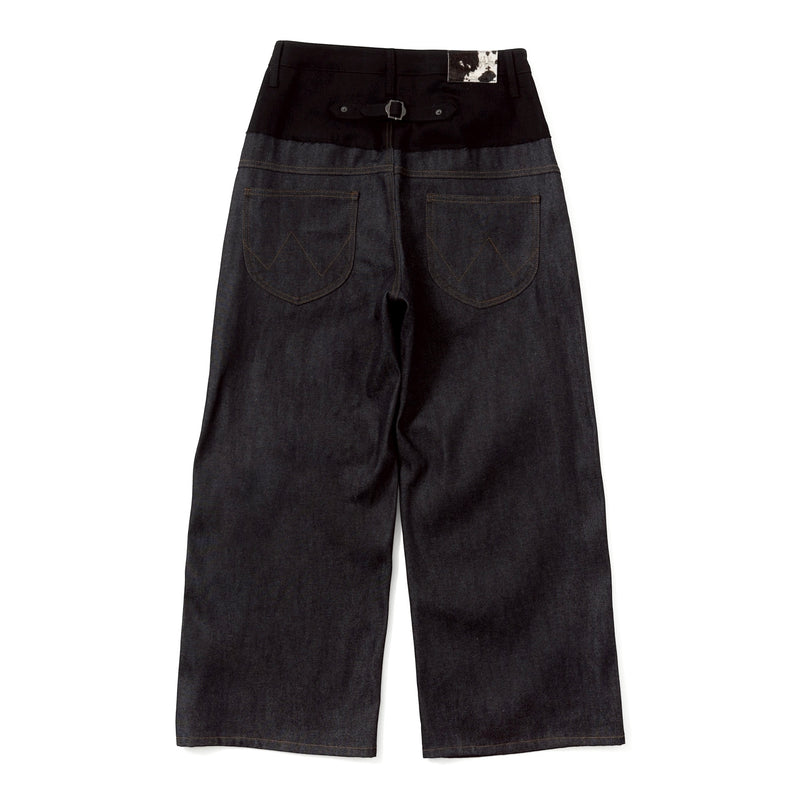 BADWAY × B.BALLSY 2up wide denim pants – YZ