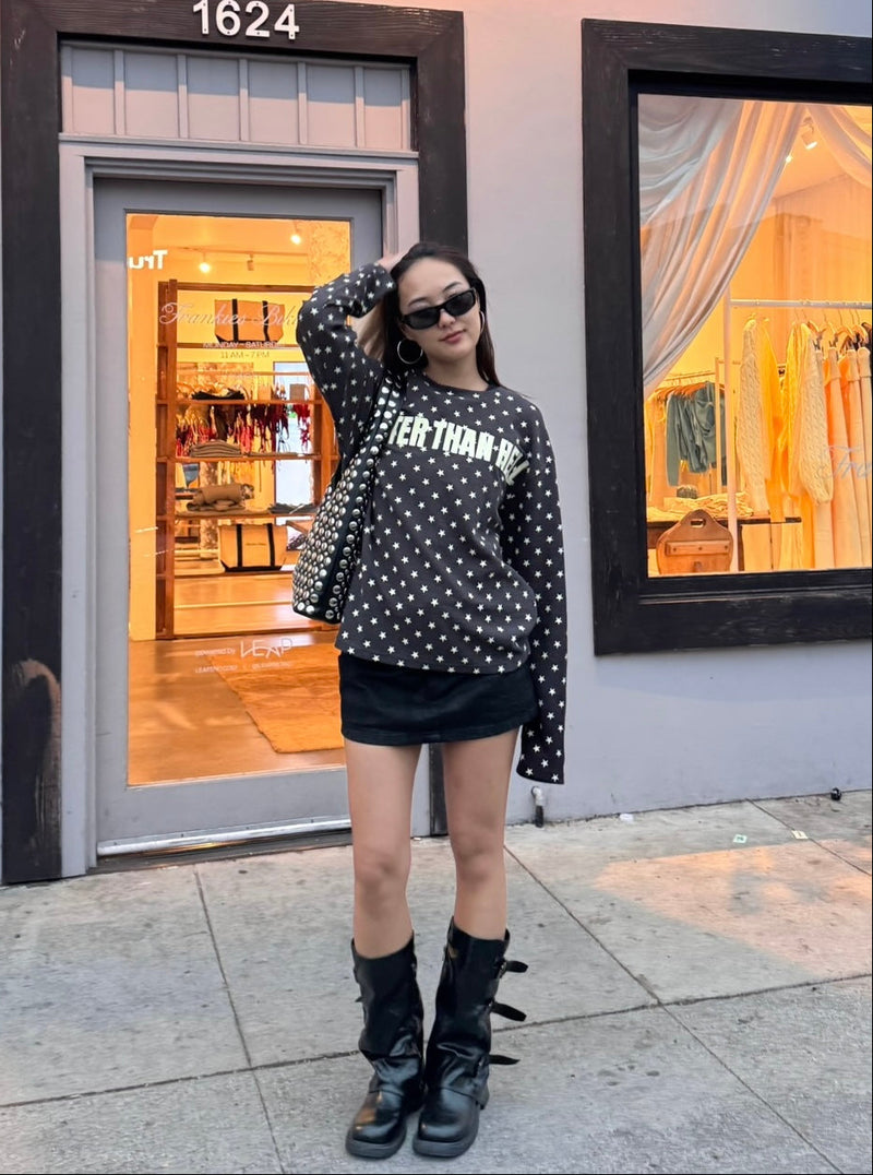 star waffle long tee – YZ