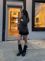 buckle point midi boots