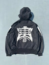 Bone Rigid Denim Zip Hoodie 