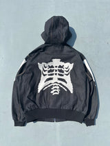 Bone Rigid Denim Zip Hoodie 