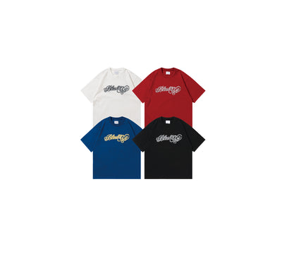 BU CURSIVE LOGO S/S TEE