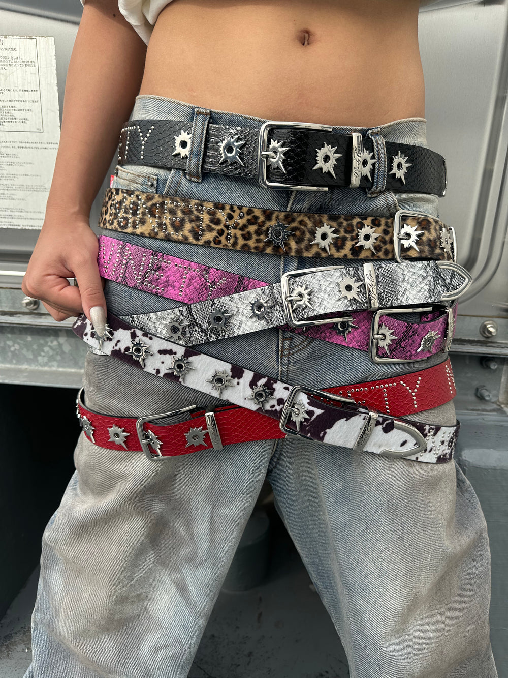 Bullet Assort Studs Belt – YZ