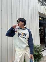 MSBE logo raglan knit pullover