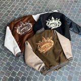 King Logo Classic Stadium Jacket