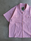 western seersucker check shirt