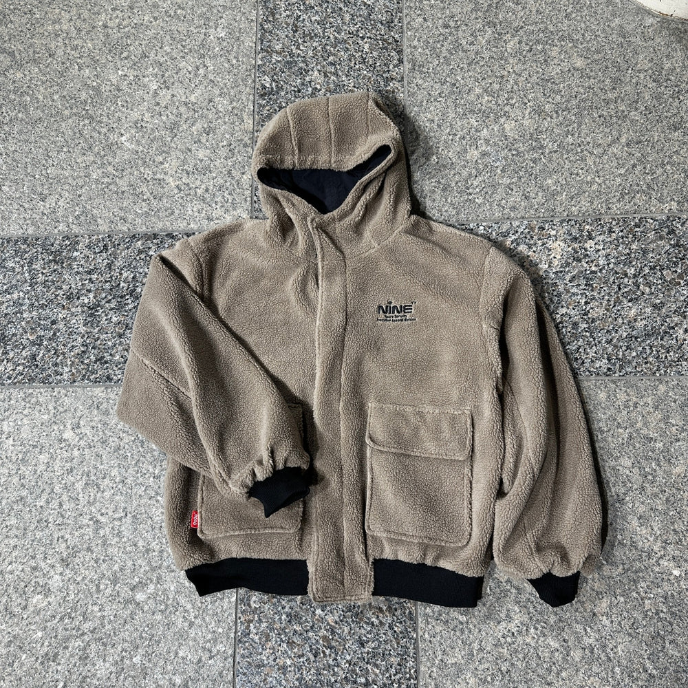 Boa & Nylon Reversible Puffer Jacket – YZ