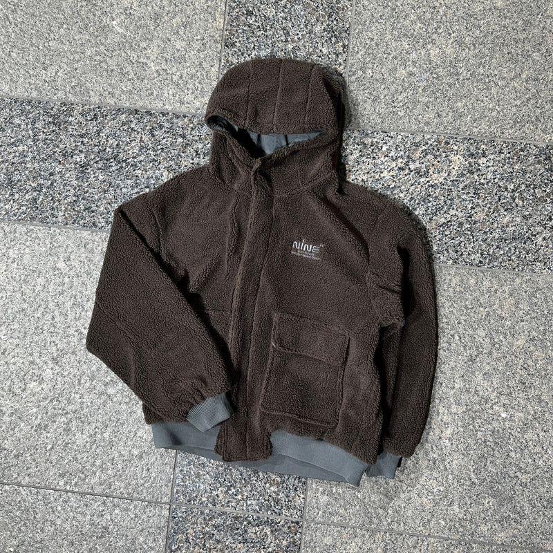 Boa & Nylon Reversible Puffer Jacket – YZ