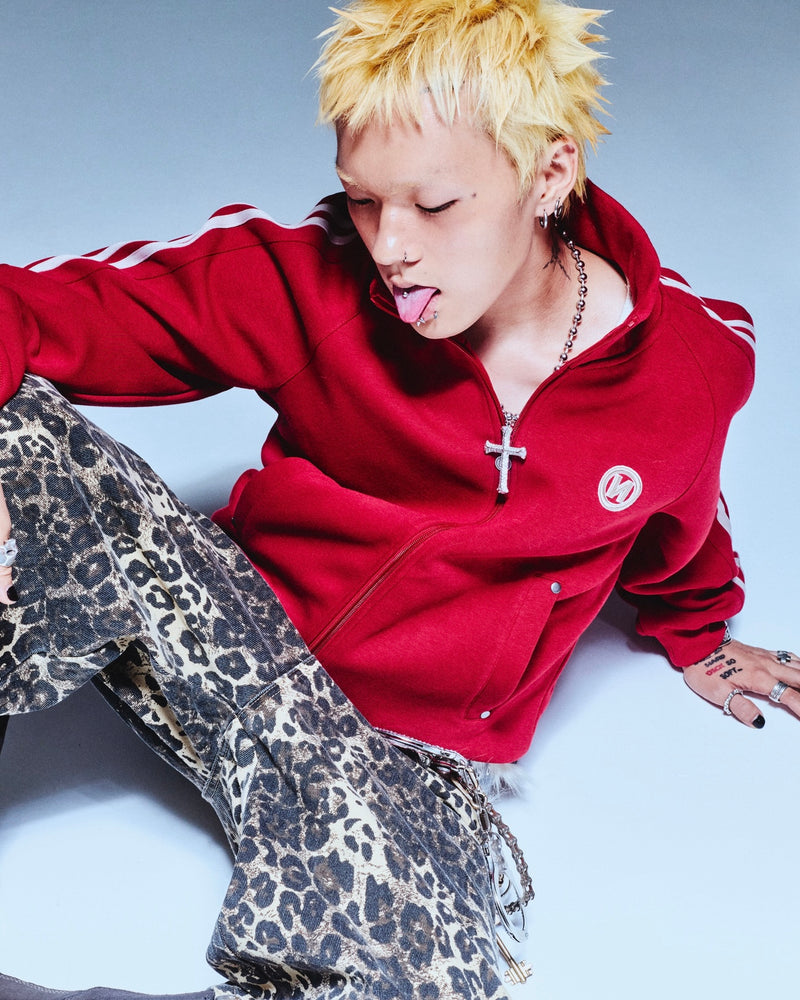 N Logo Cotton Track Jacket 