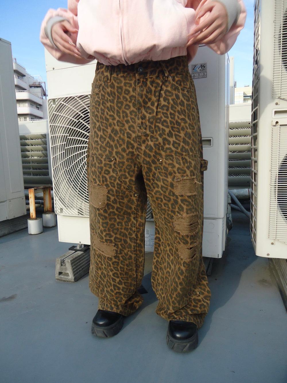 Double Knee Damage Buggy Pants – YZ