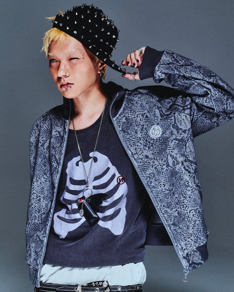 N Logo Cotton Track Jacket 