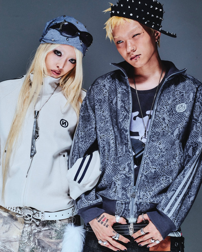 N Logo Cotton Track Jacket 