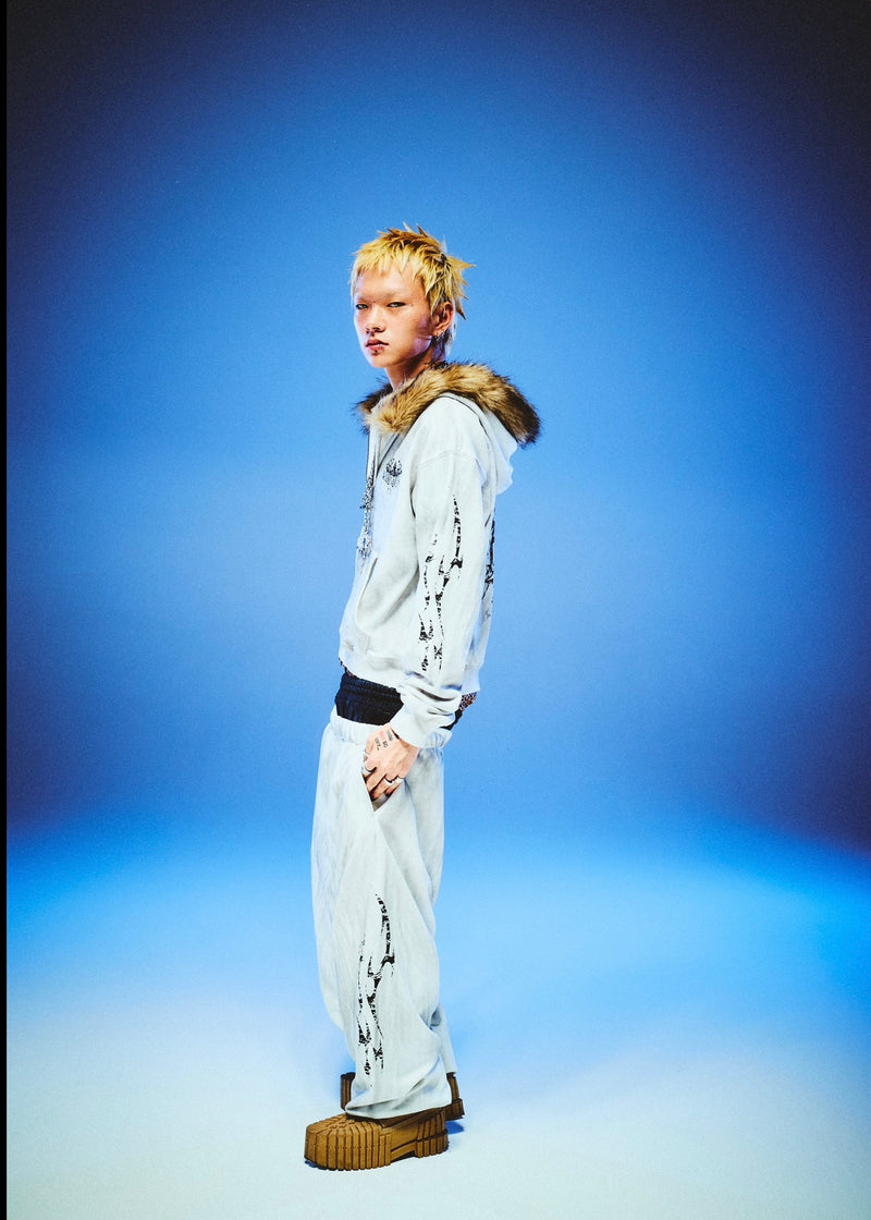 Tribal Kingo Logo Fur Sweat Pants