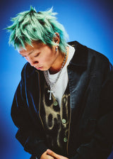 빈티지 라이크 블루종 