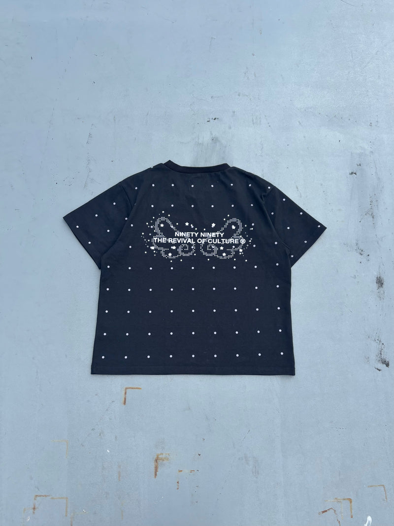 トップス 9090 Dot Cropped Tee Black トップス 9090 Dot Cropped Tee Black Dot Cropped Tee – YZ