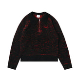 BU HALF ZIP KNIT