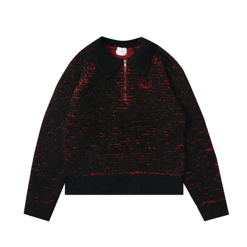 BU HALF ZIP KNIT