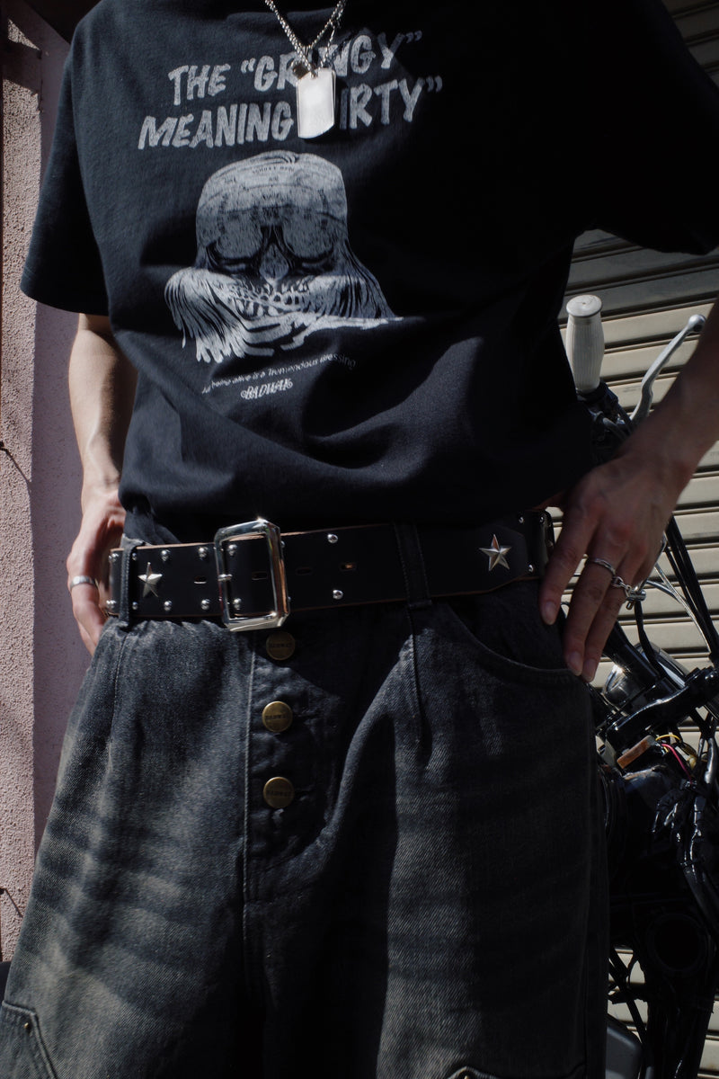 Schott x Badway ONESTAR STUDS BELT