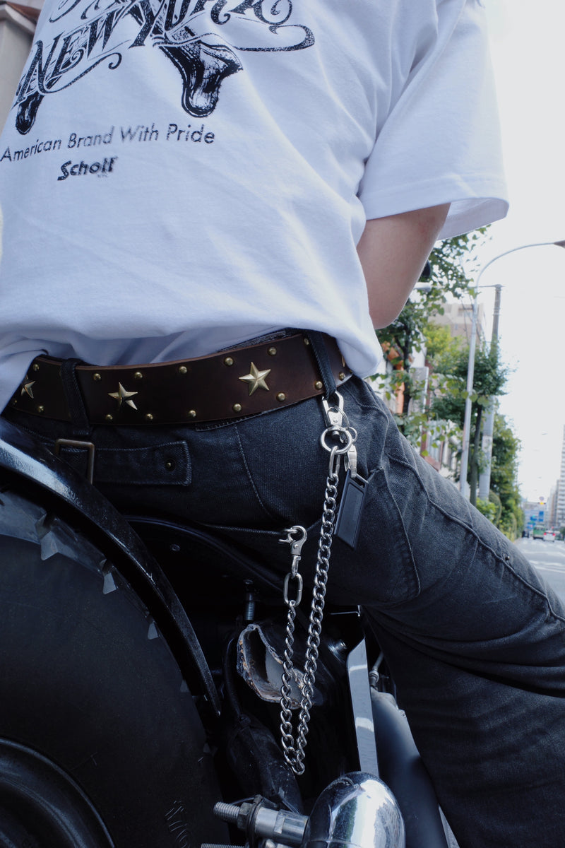 Schott x Badway ONESTAR STUDS BELT