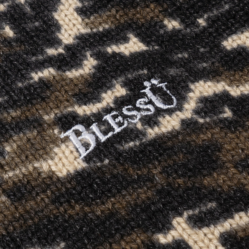 BU DIGITAL CAMOUFLAGE PATTERN KNIT