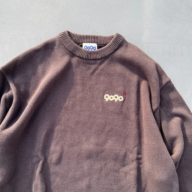 9090 OG Logo Simple Crewneck Knit