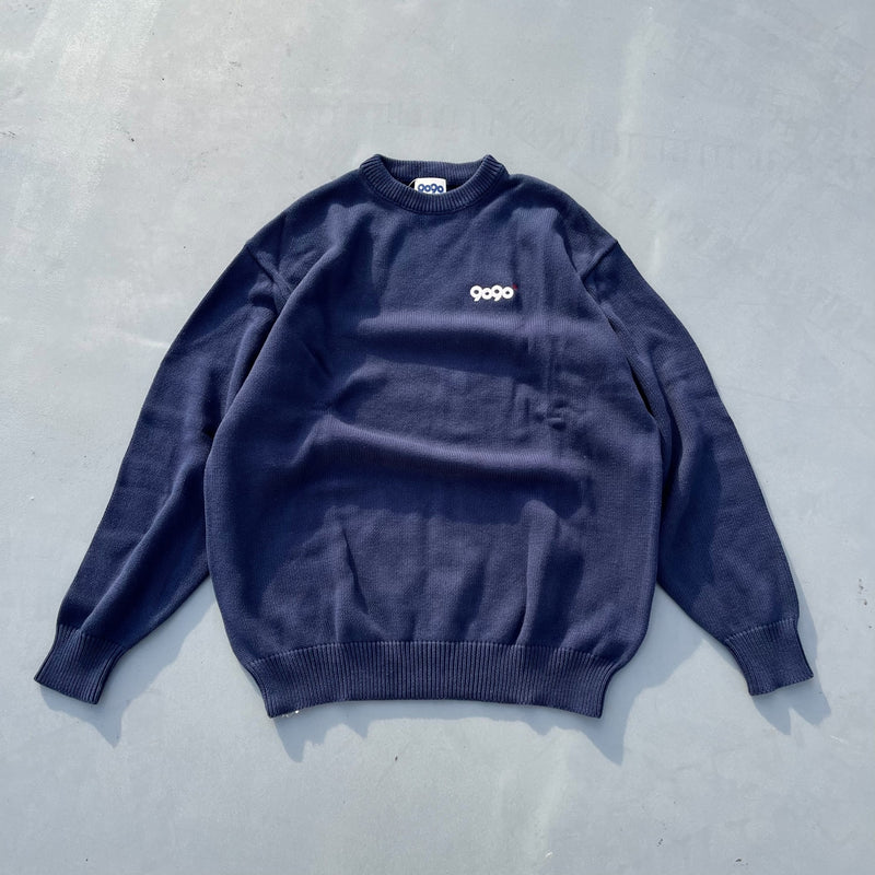 9090 OG Logo Simple Crewneck Knit