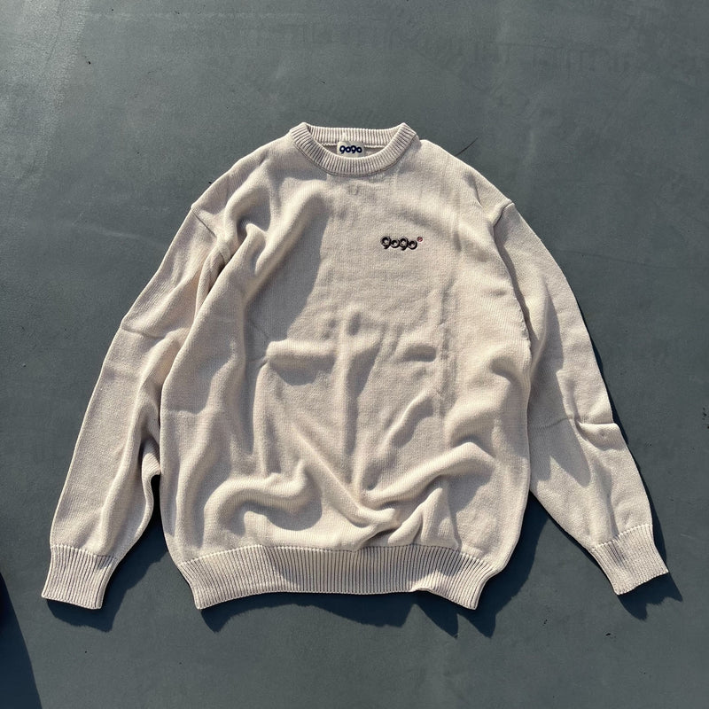 9090 OG Logo Simple Crewneck Knit