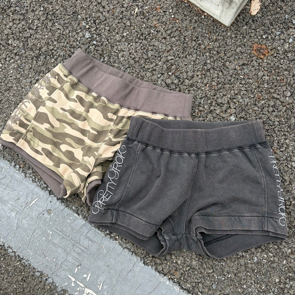 side logo sweat shorts – YZ