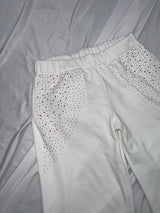 Ninety Girl Rhinestone Pants