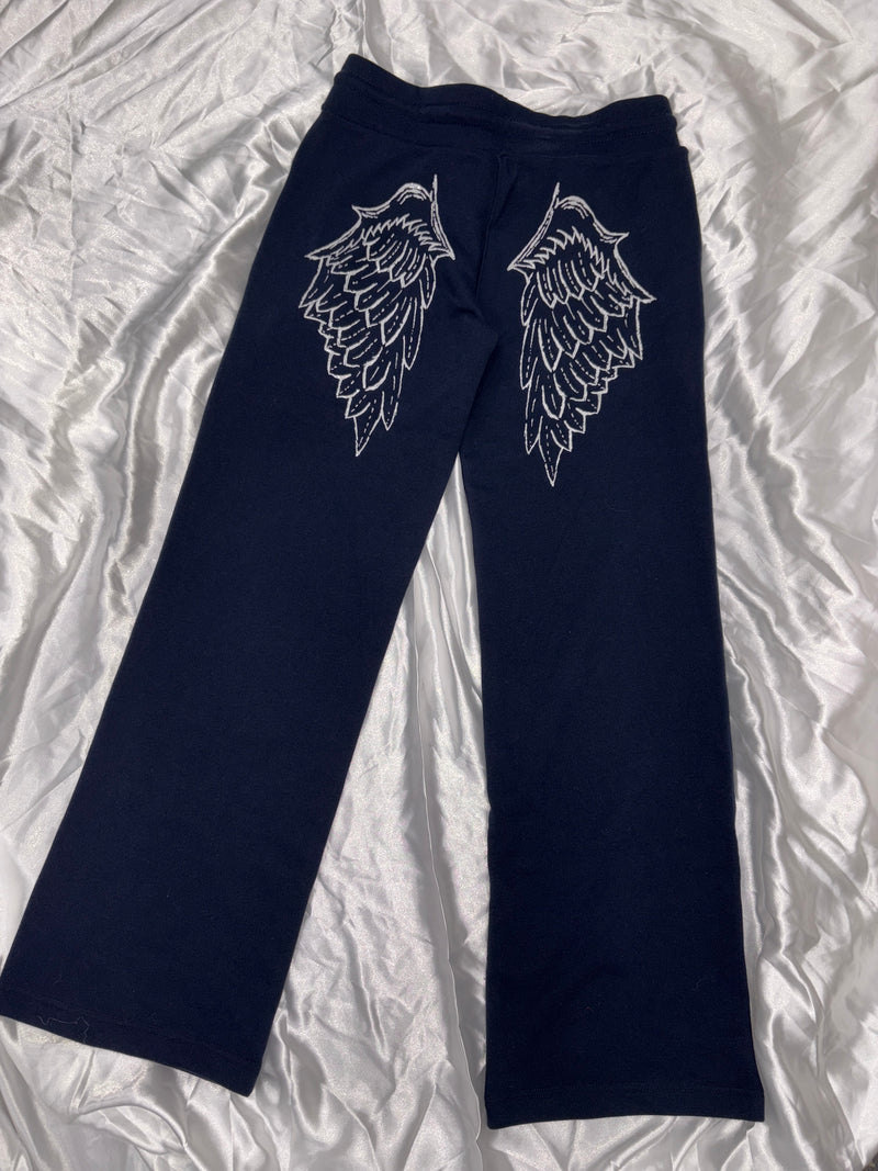 Feather Logo Slim Sweat Pants