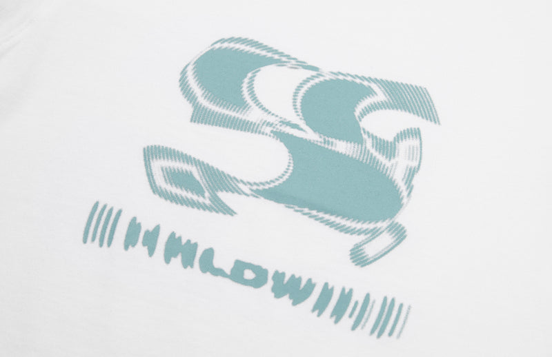 (WOMAN) WAVE Symbol Cut out SHORT SLEEVE T-Shirt