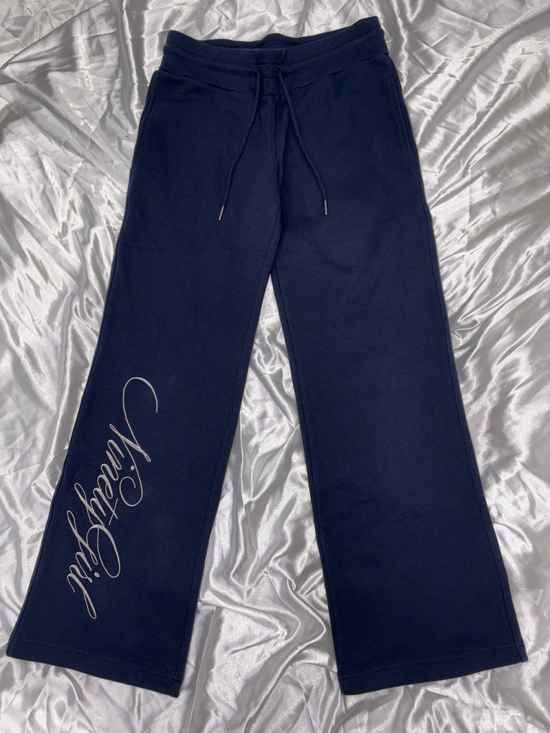 Feather Logo Slim Sweat Pants