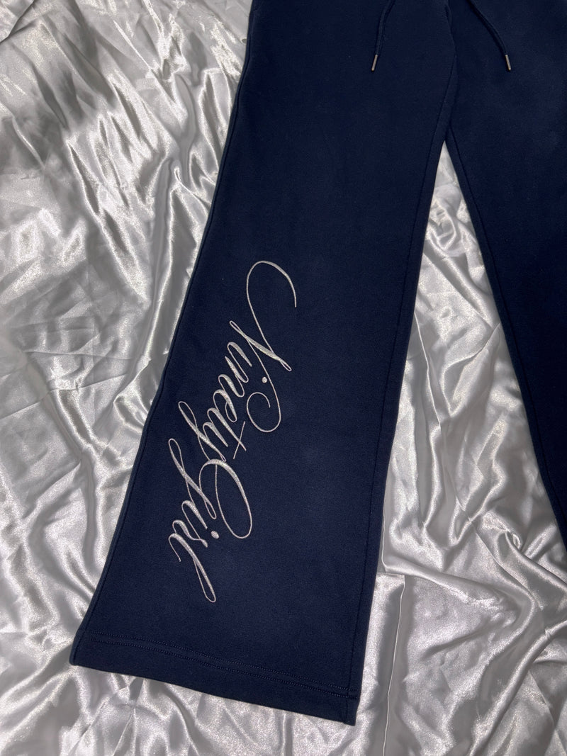Feather Logo Slim Sweat Pants