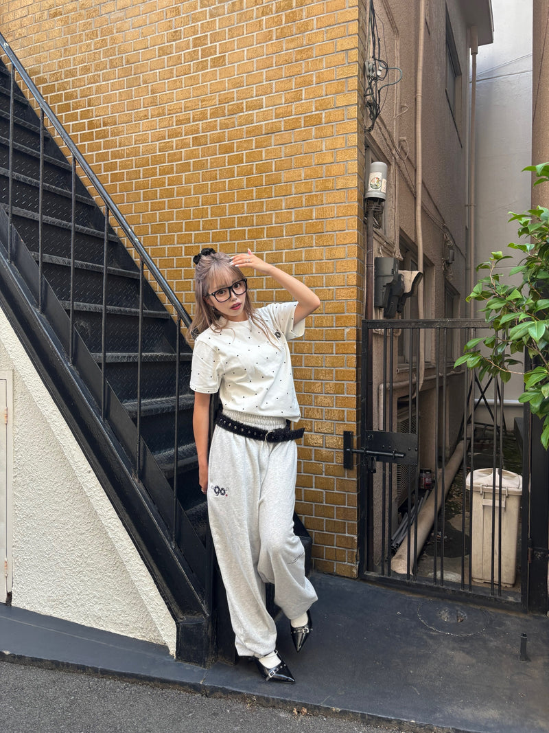 90 Logo 點點運動褲 