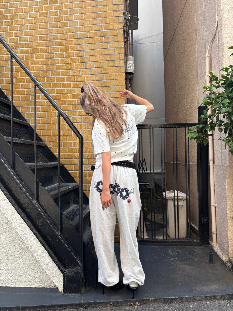 90 Logo 點點運動褲 