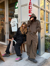 glitter back logo sweat pants