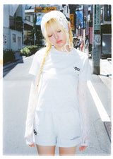 90 로고 도트 티 