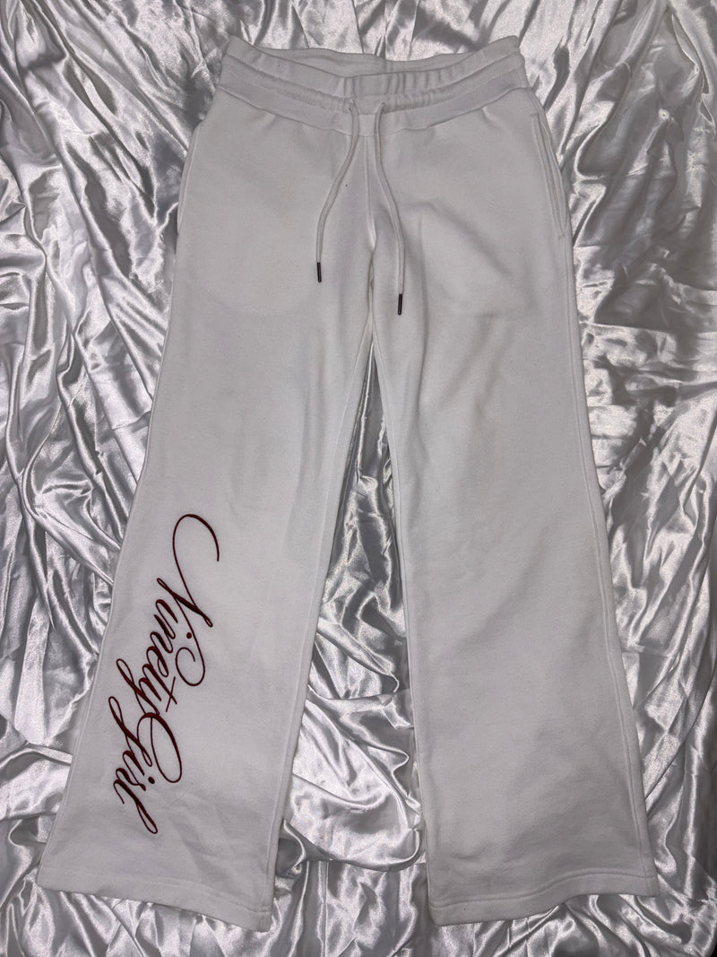 Feather Logo Slim Sweat Pants