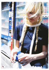 90 로고 도트 티 