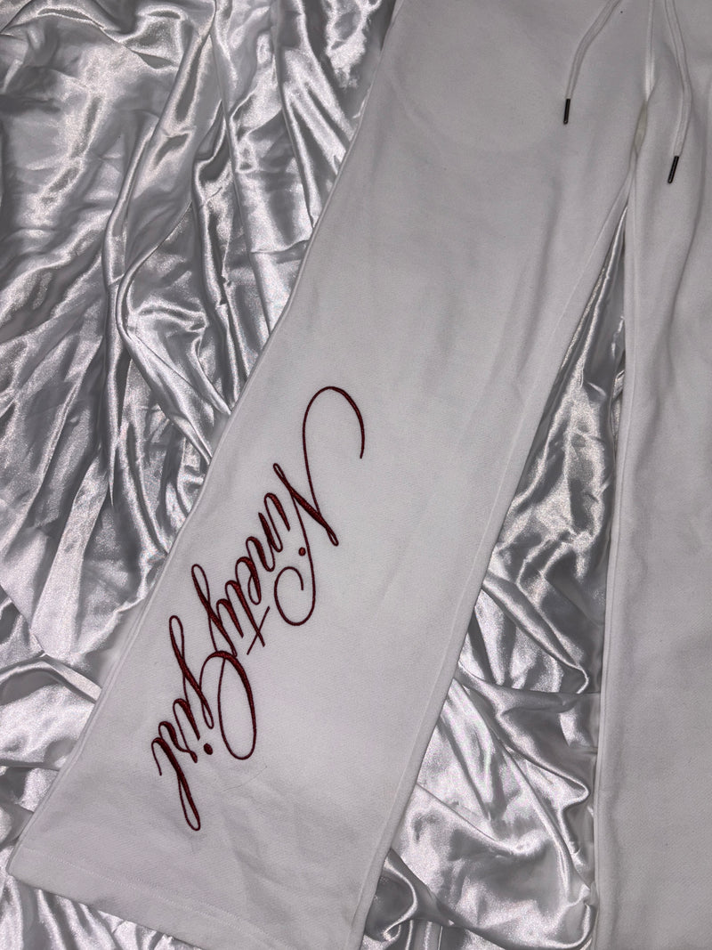 Feather Logo Slim Sweat Pants