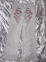 Feather Logo Slim Sweat Pants