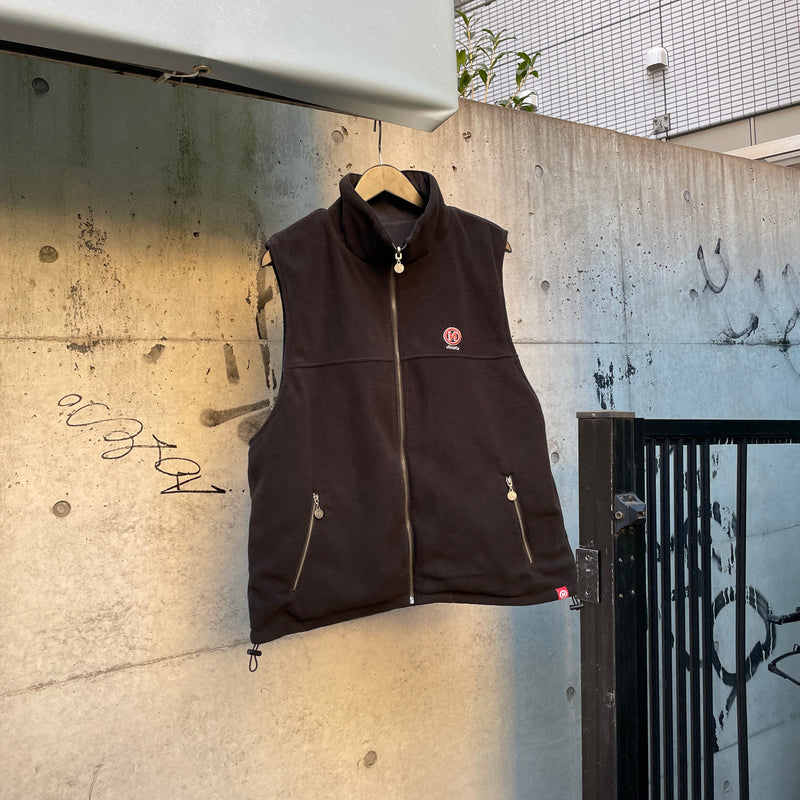 9090 Nylon & Fleece Reversible Vest