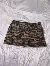 Double Waist Glitter Skirt