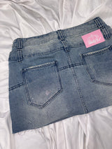 Double Waist Glitter Skirt